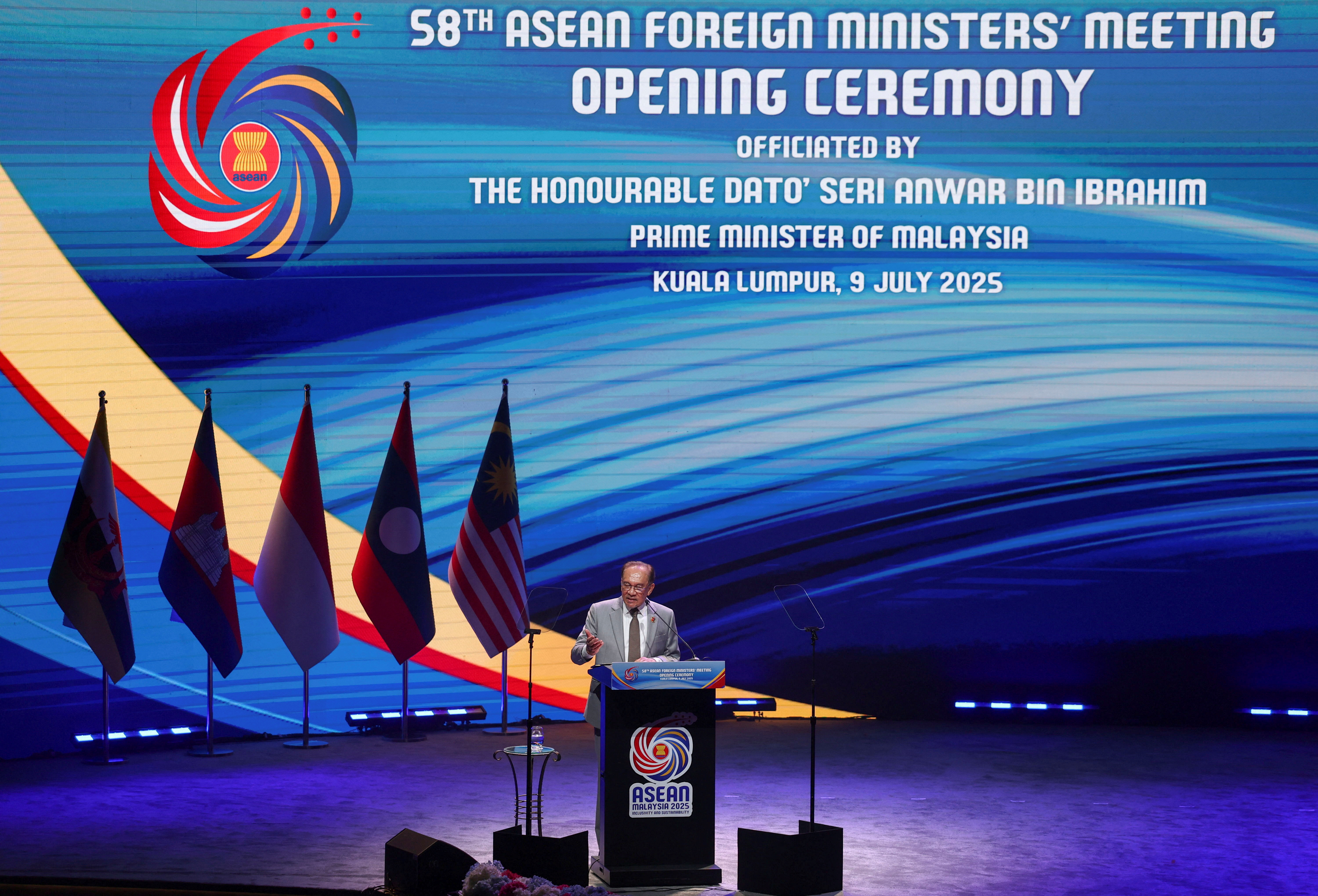 ASEAN foreign ministers meeting at Malaysia