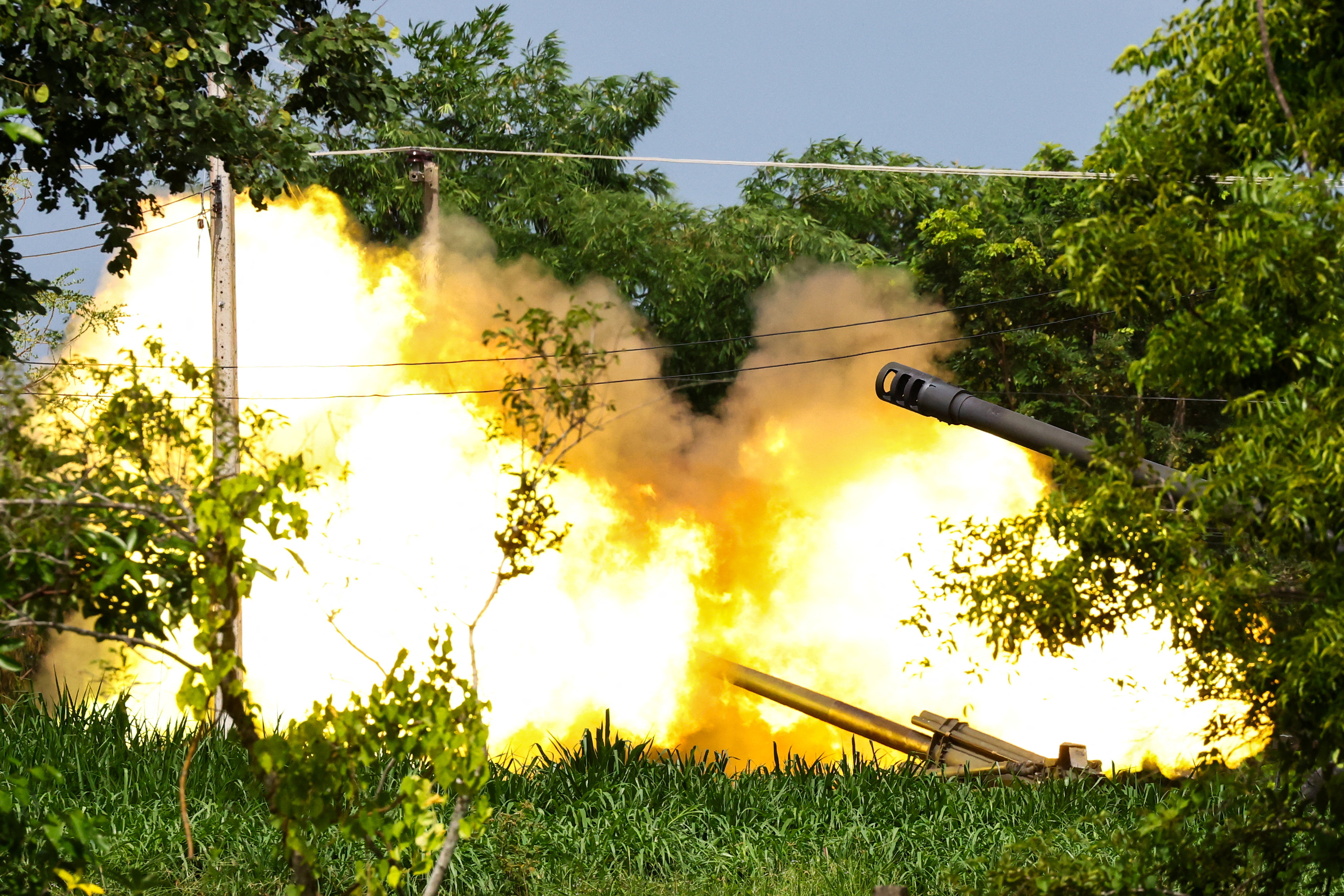 Thailand and Cambodia exchange heavy artillery as fighting rages for a second day