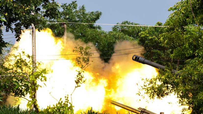 Thailand and Cambodia exchange heavy artillery as fighting rages for a second day