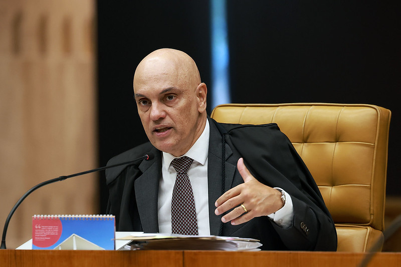 O ministro Alexandre de Moraes