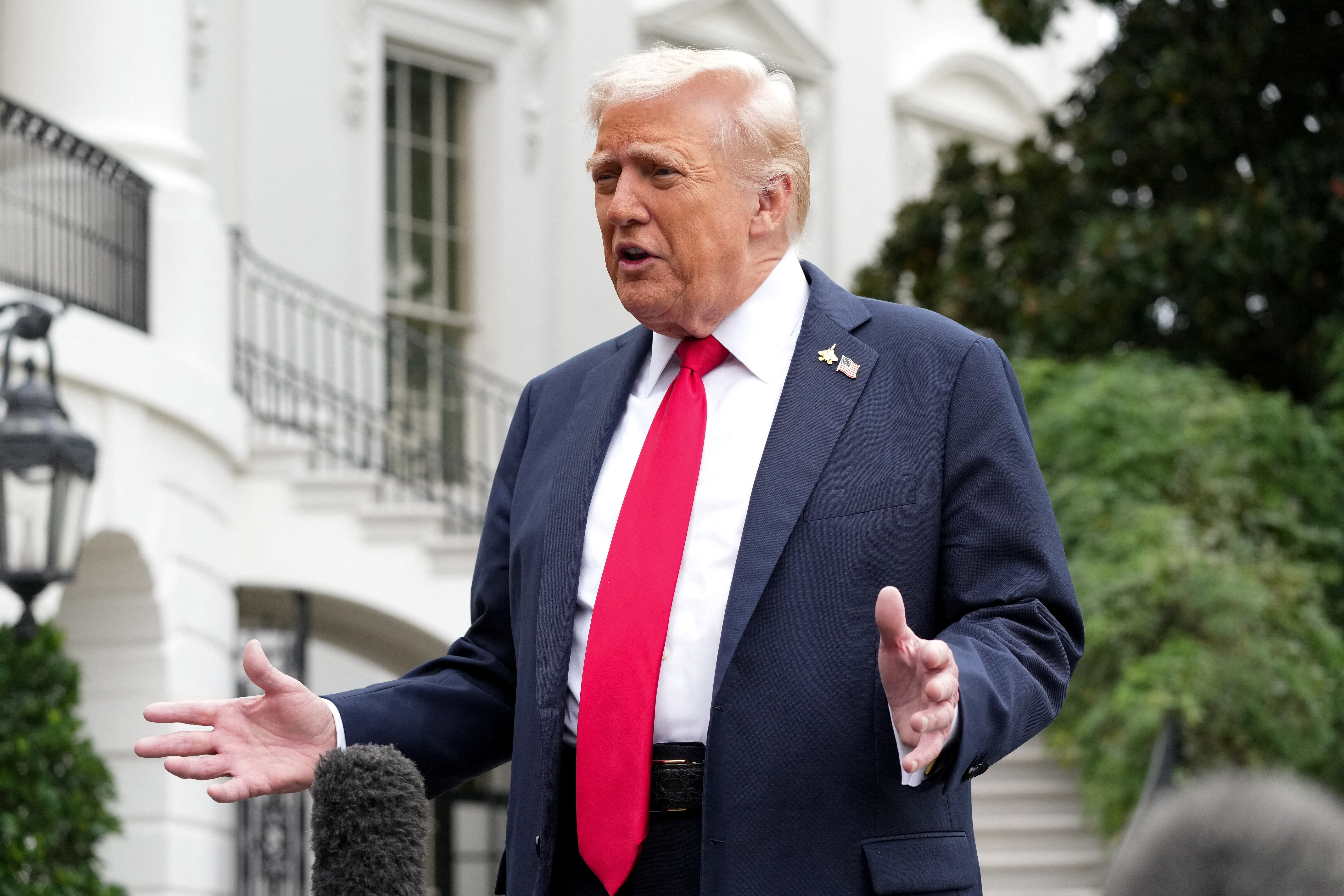 U.S. President Trump at the White House