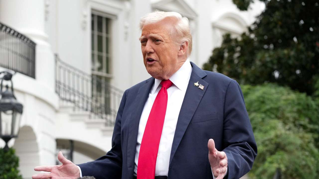 U.S. President Trump at the White House