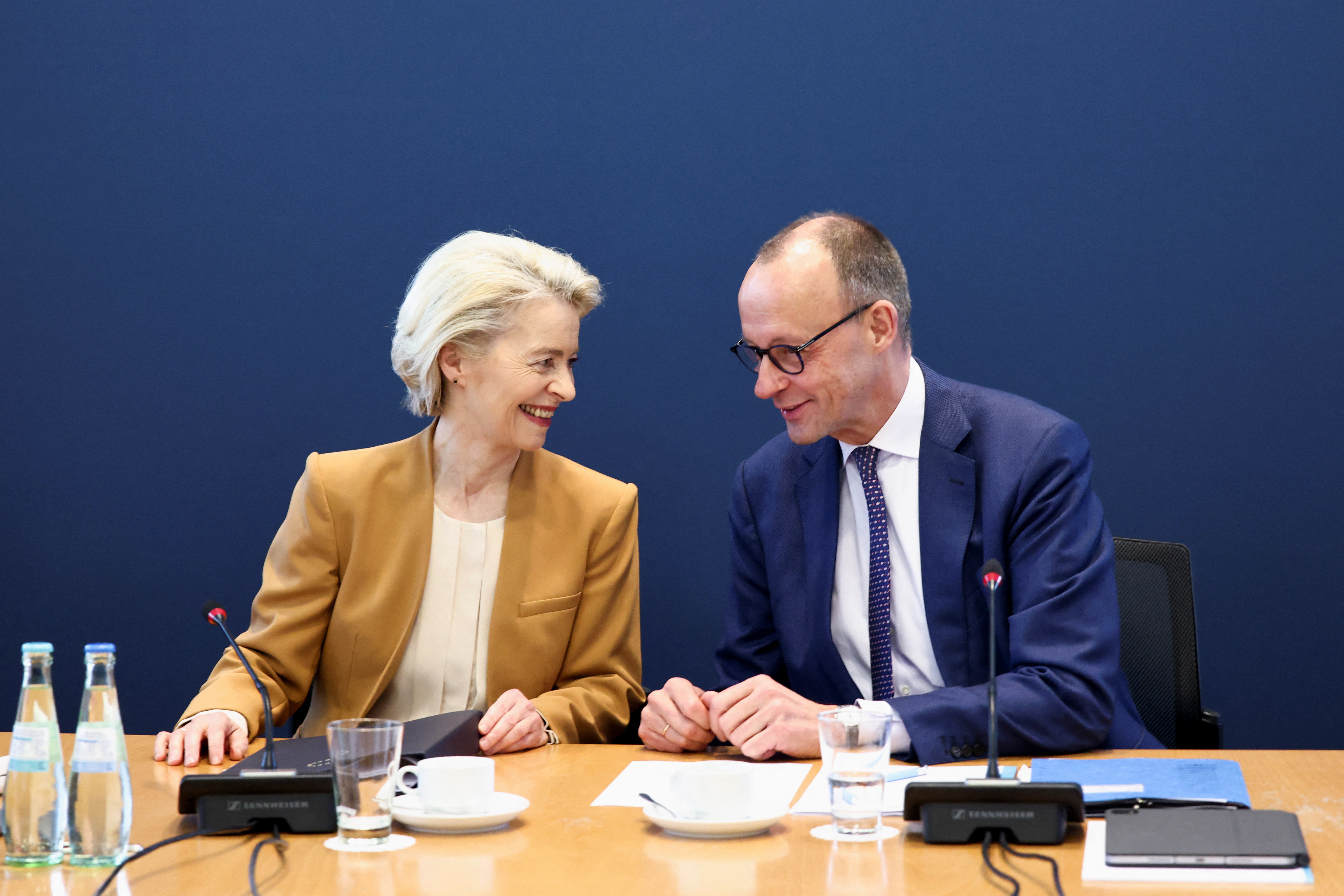 EU Commission President Ursula von der Leyen attends the CDU leadership meeting in Berlin