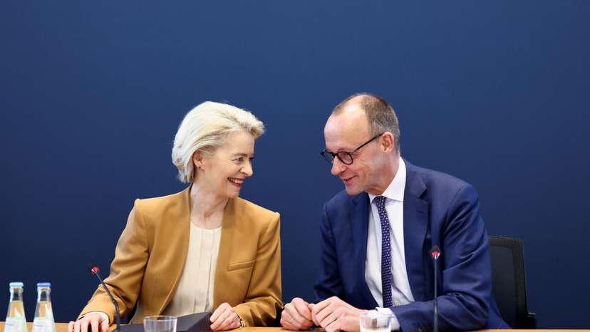 EU Commission President Ursula von der Leyen attends the CDU leadership meeting in Berlin