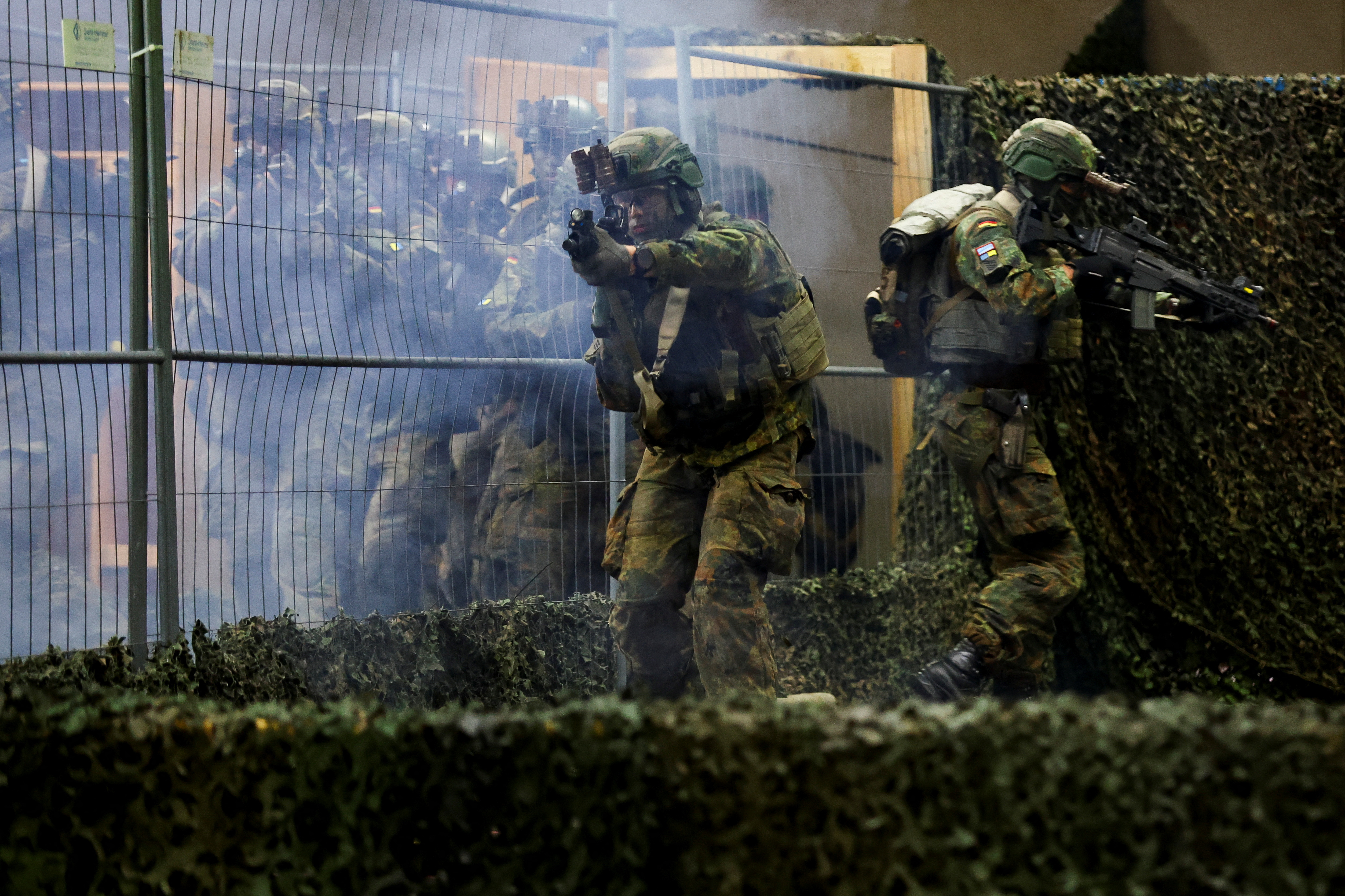 German Defence Minister Boris Pistorius visits the airborne brigade of German army Bundeswehr in Saarlouis