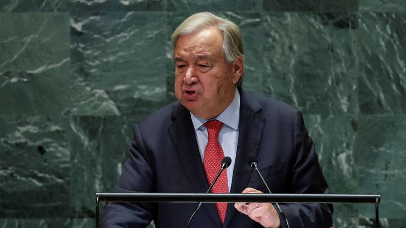 FILE PHOTO: World leaders take part in the 79th annual U.N. General Assembly high-level debate