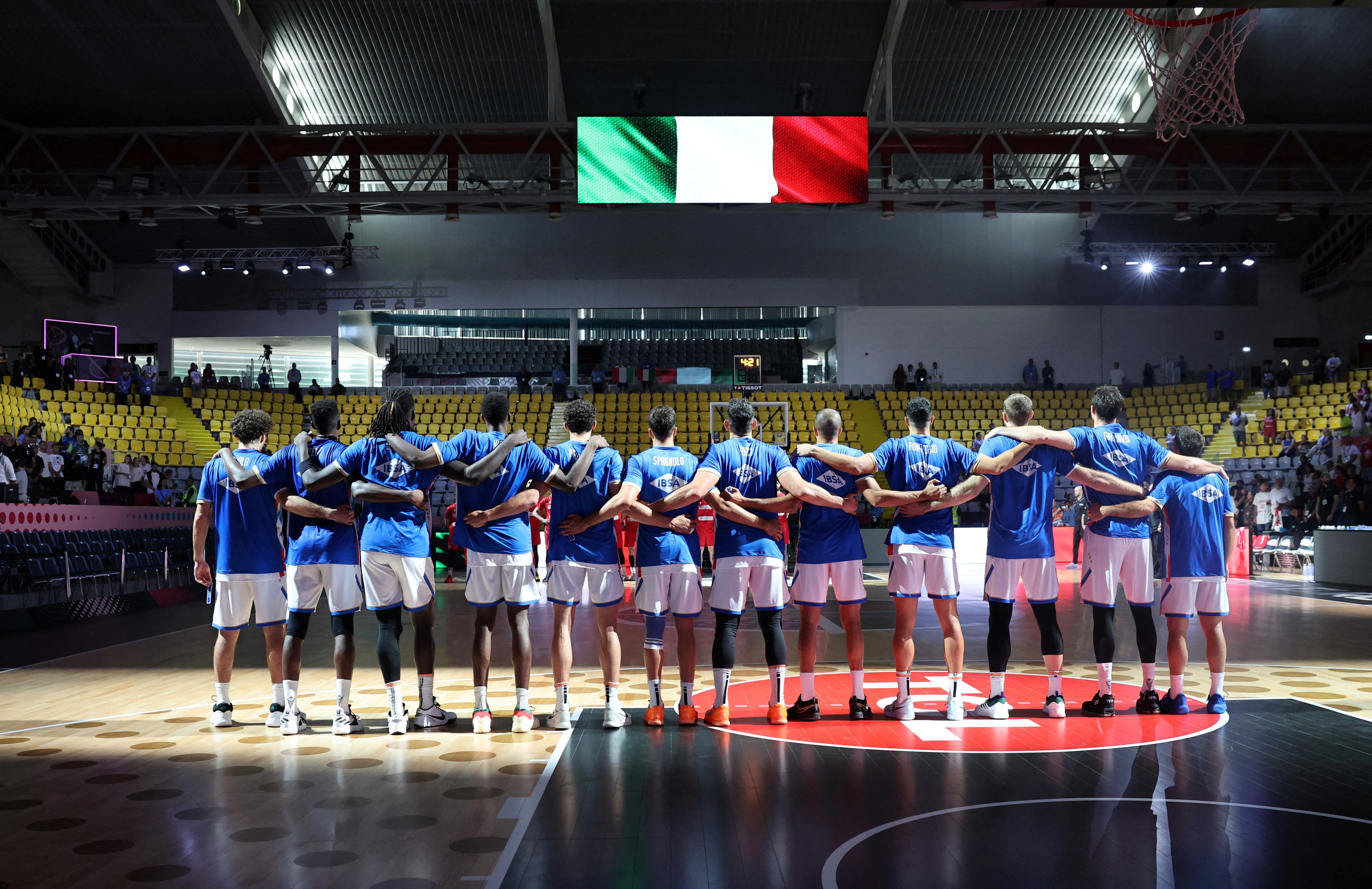 FILE PHOTO: FIBA EuroBasket 2025 - Group Phase - Italy v Georgia