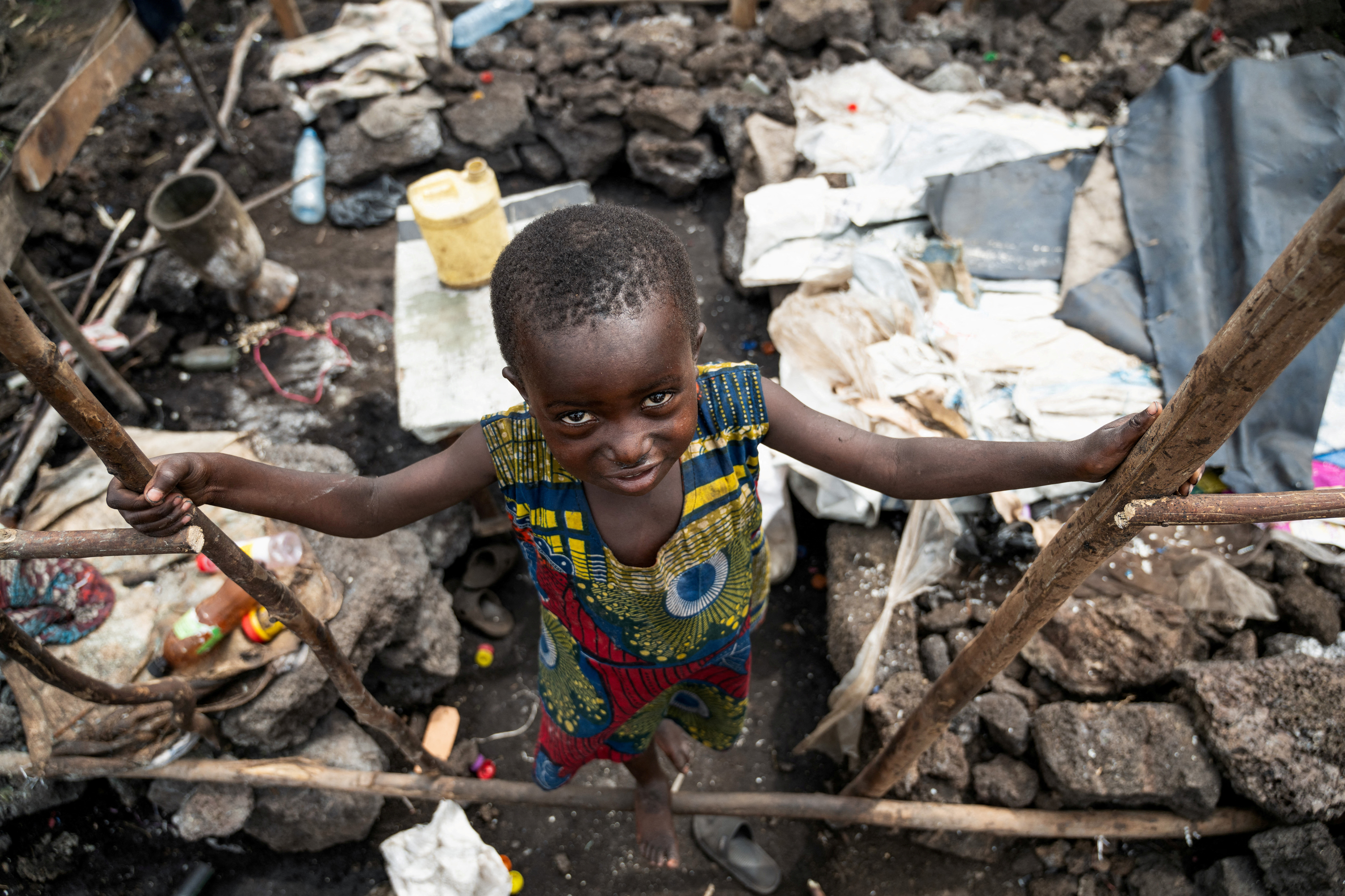 Displaced Congolese people prepare to leave camp as M23 rebels order evacuations near Goma