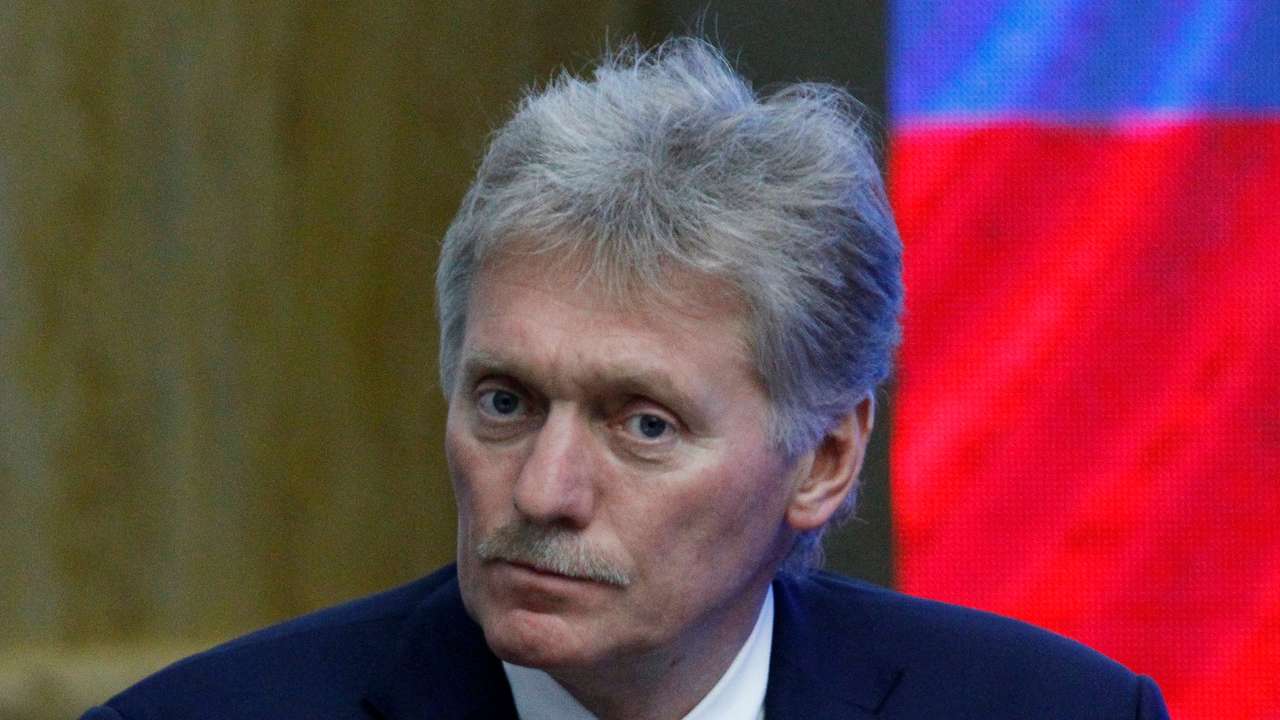FILE PHOTO: Kremlin spokesman Dmitry Peskov attends Russian-Kyrgyz talks in Bishkek