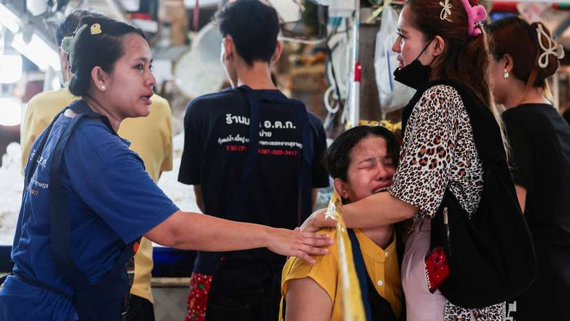 Deadly shooting incident in a market in Bangkok