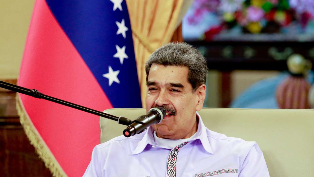 Venezuela's President Maduro meets with Caribbean parliamentarians, in Caracas