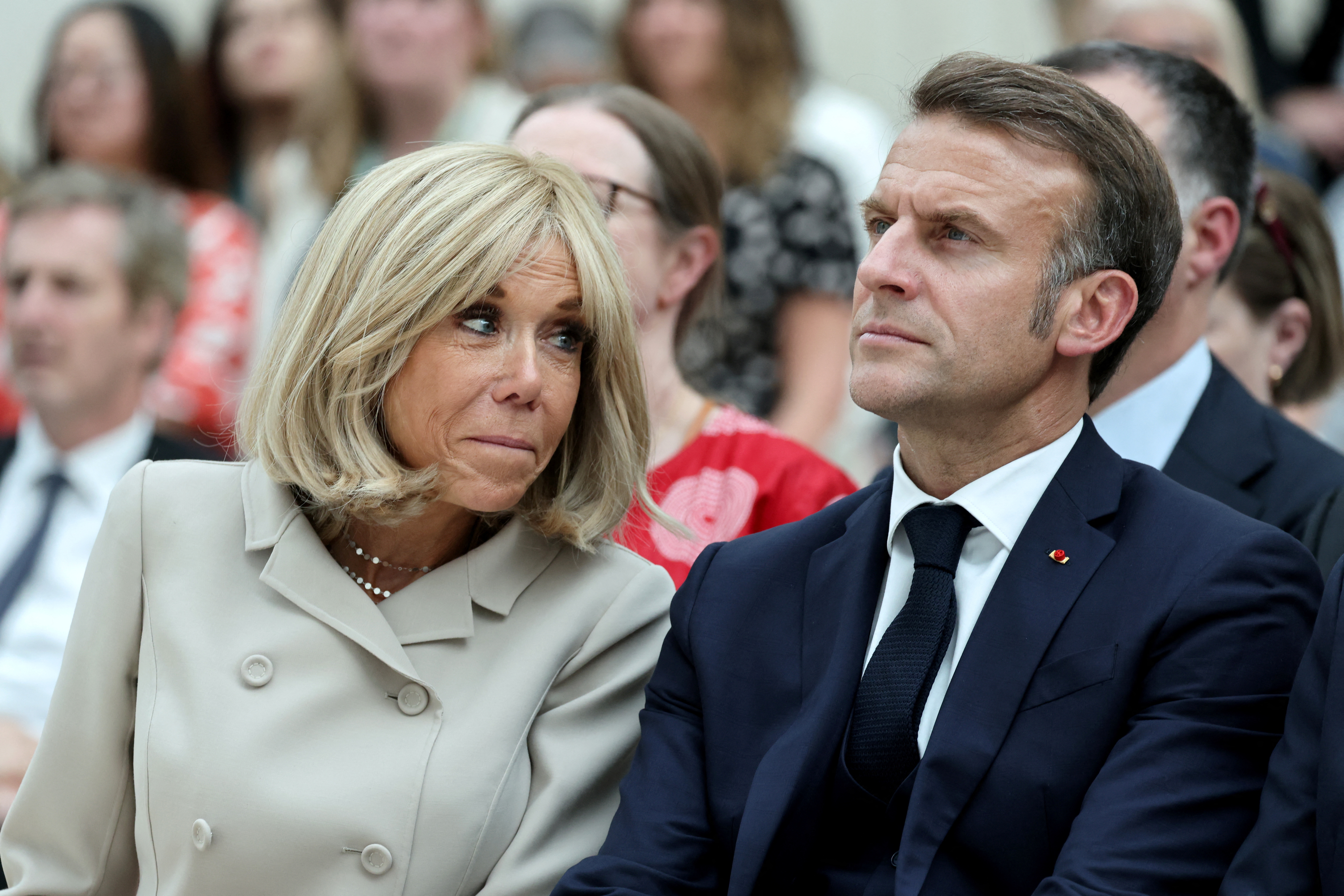 French President Macron visits Britain