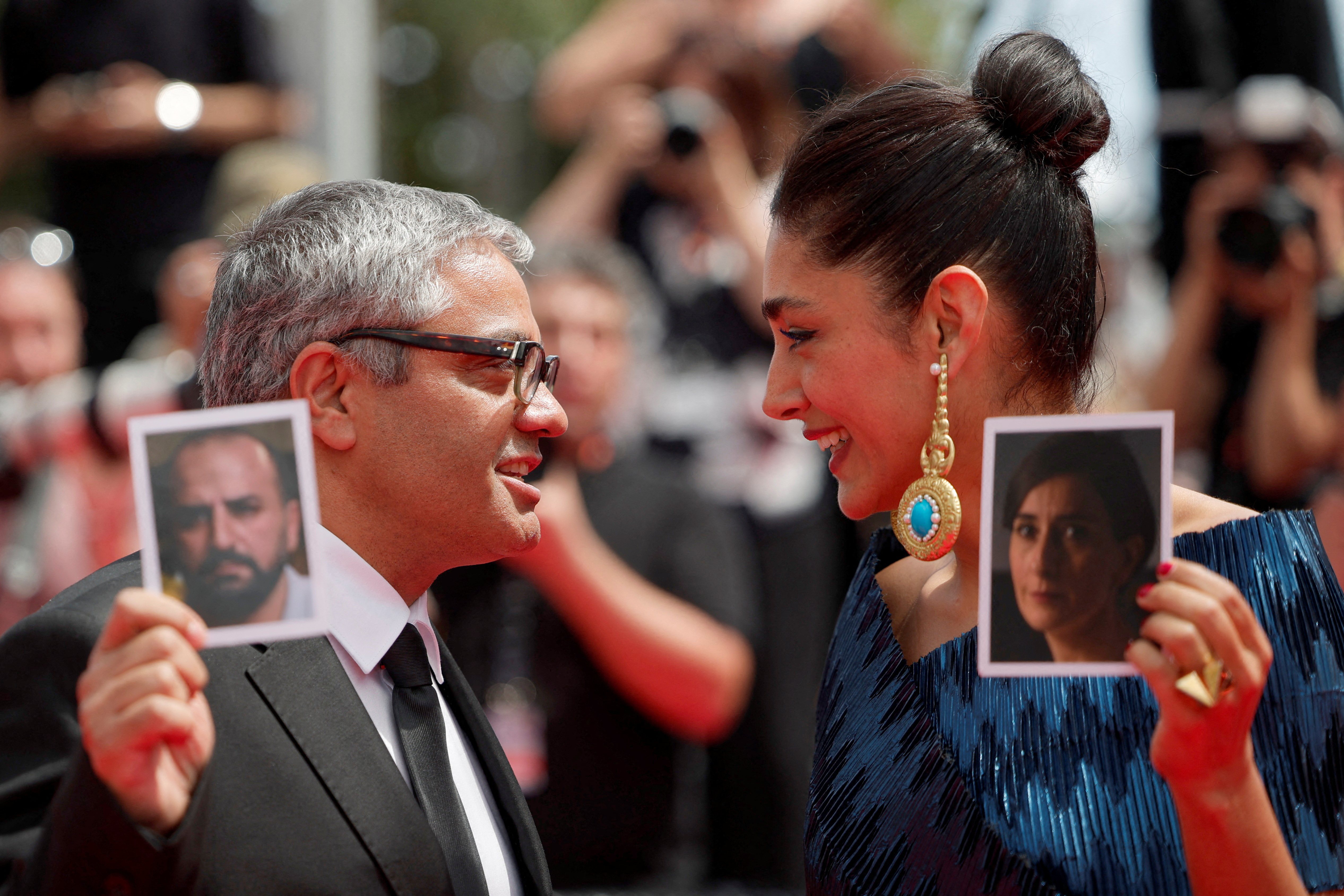 The 77th Cannes Film Festival - Screening of the film "The Seed of the Sacred Fig" in competition - Red Carpet Arrivals