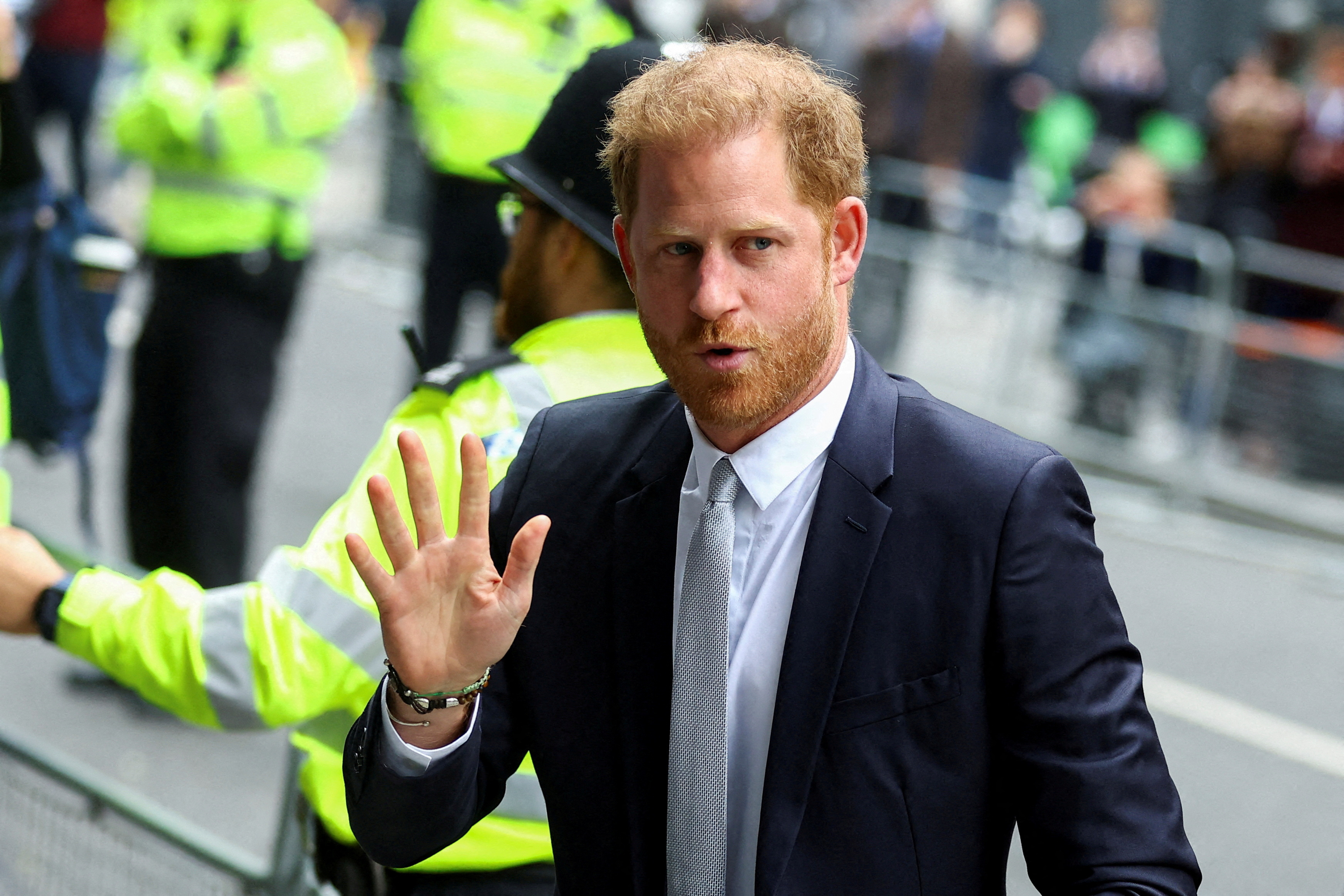 FILE PHOTO: Britain's Prince Harry, Duke of Sussex's lawsuit against a newspaper group, in London