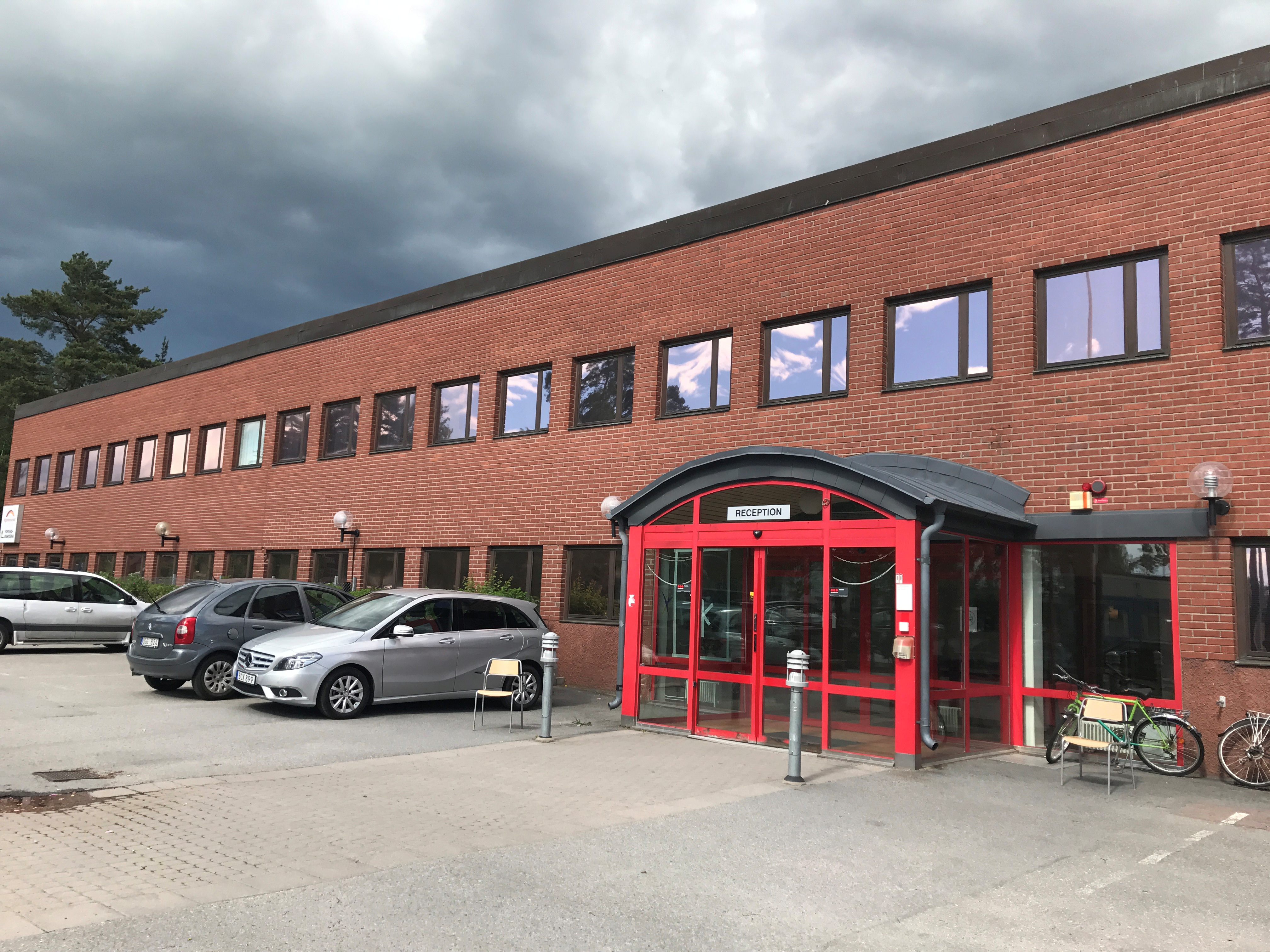 A general view of the migration agency detention center in Marsta