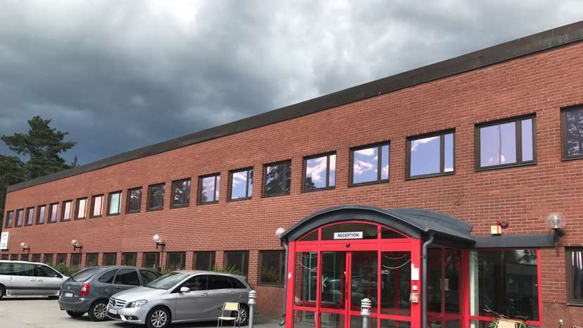 A general view of the migration agency detention center in Marsta