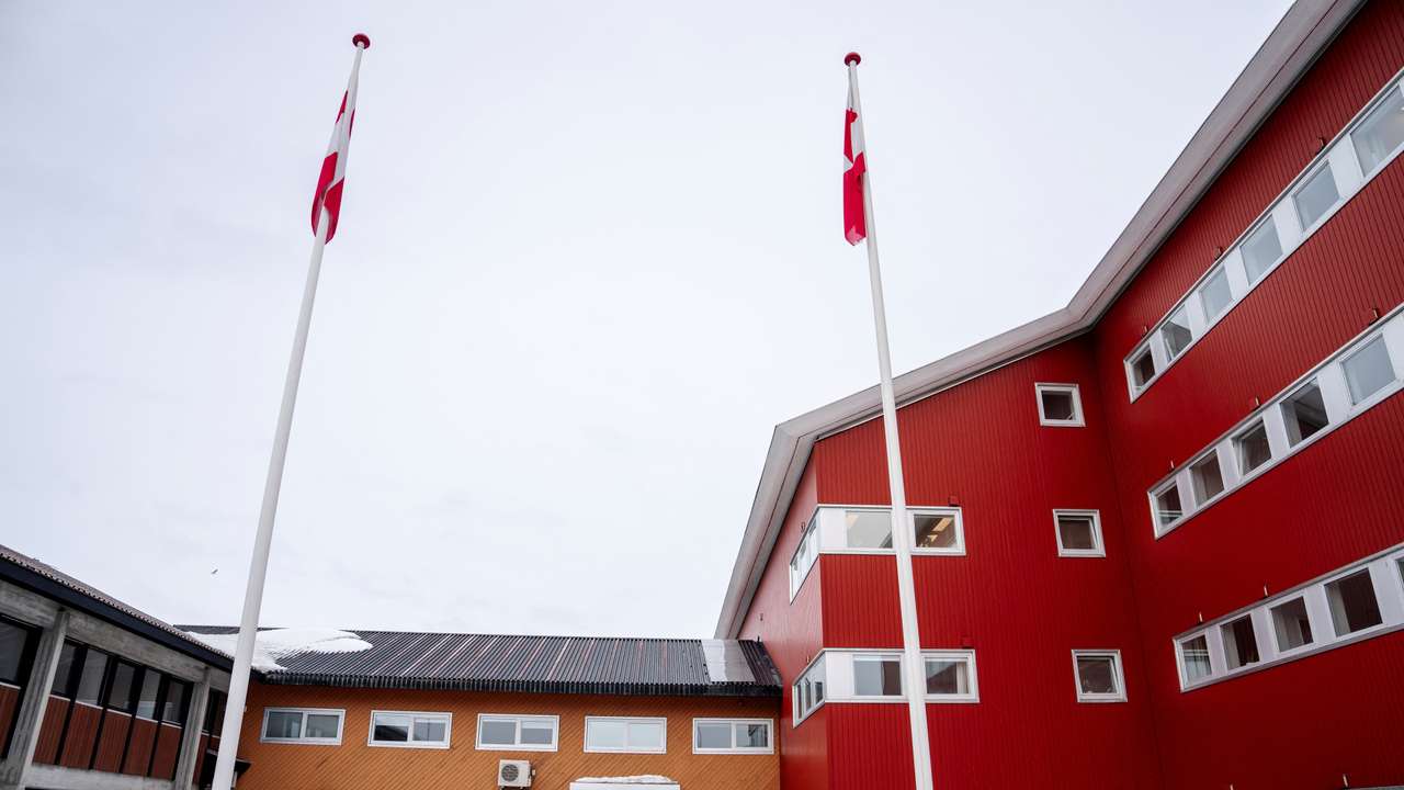 Greenland's parliament Inatsisartut in Nuuk