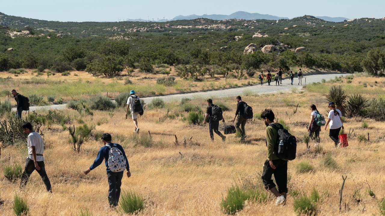 U.S. President Joe Biden announces sweeping border security enforcement effort