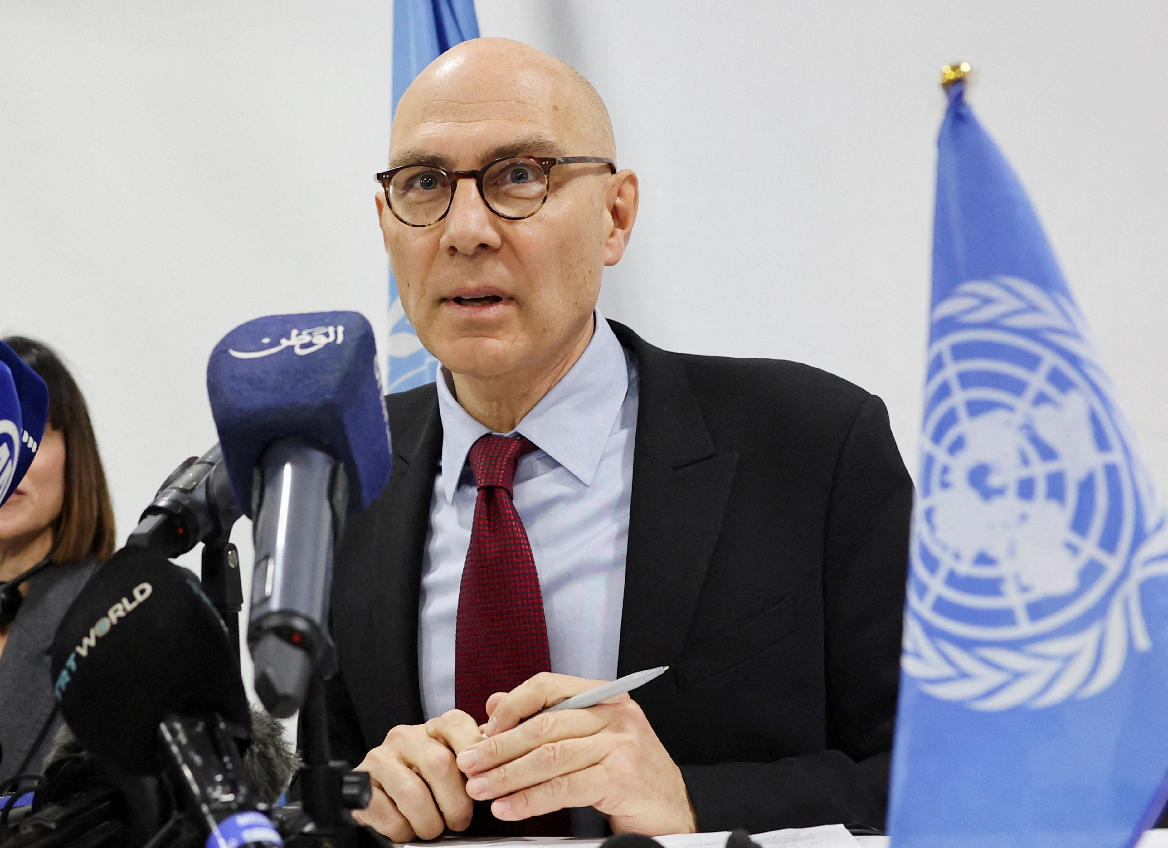 FILE PHOTO: UN High Commissioner for Human Rights Turk visits Syria