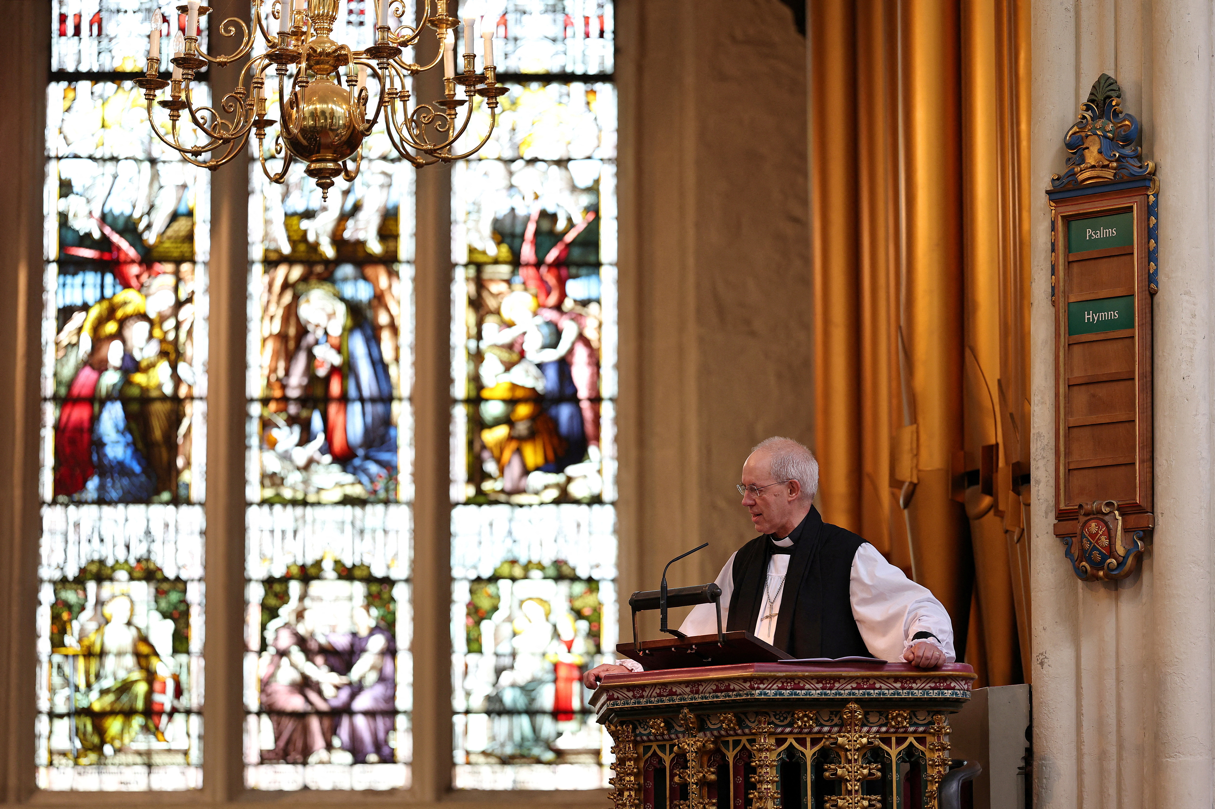 FILE PHOTO: Service for the new parliament at St Margaret's Church, in London