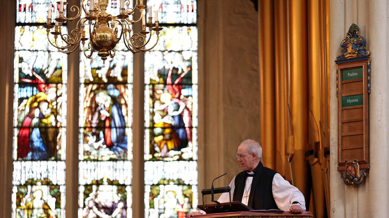 FILE PHOTO: Service for the new parliament at St Margaret's Church, in London