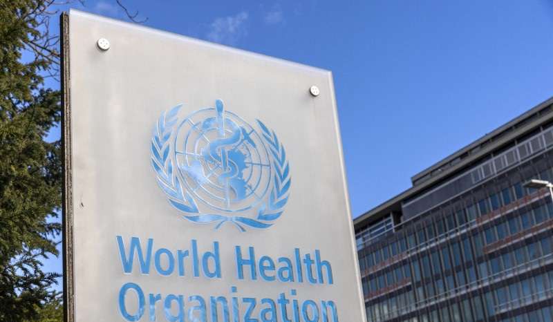 FILE PHOTO: WHO logo seen near its headquarters in Geneva
