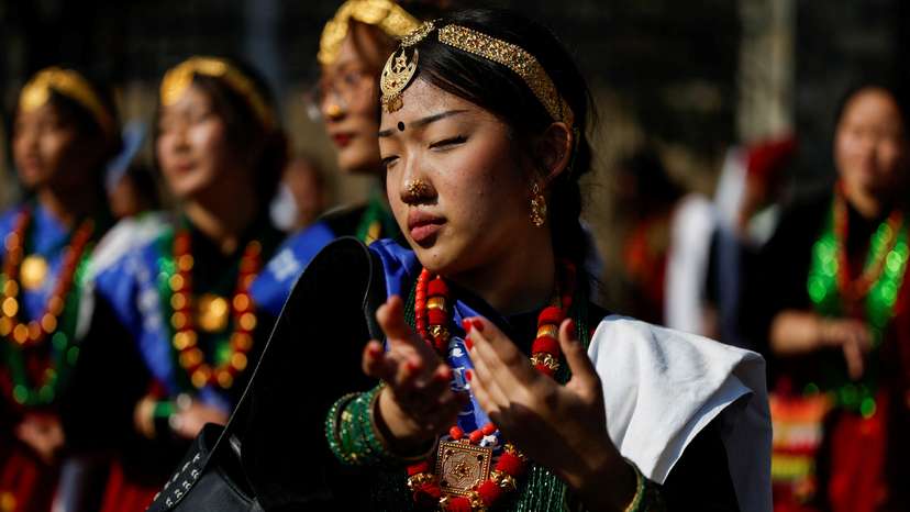 Tamu Lhosar, a New Year festival of the Gurung community in Kathmandu
