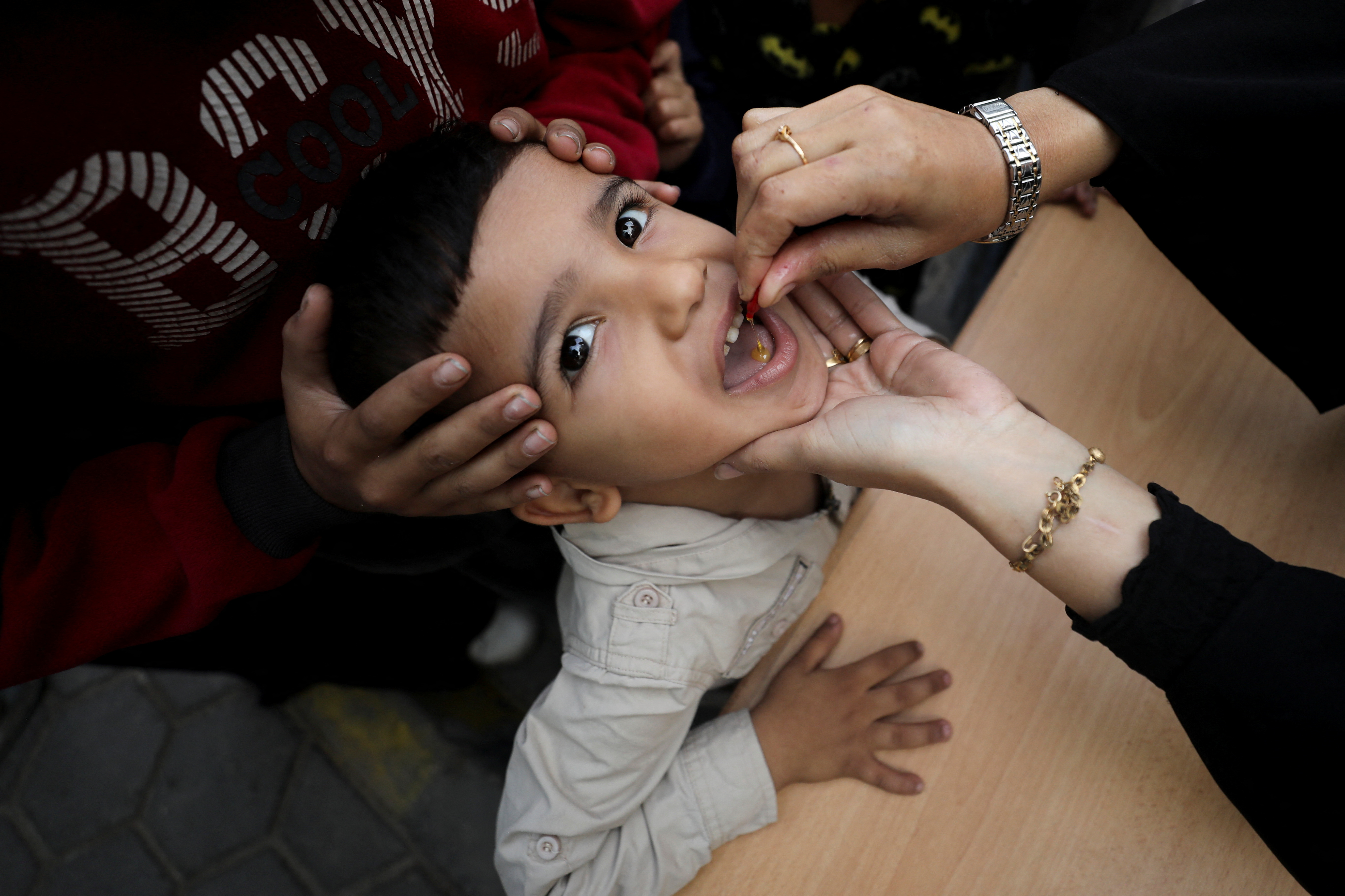 Second phase of polio vaccination campaign in north Gaza after delay due to Israeli operation