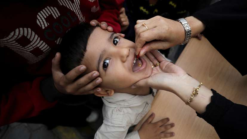 Second phase of polio vaccination campaign in north Gaza after delay due to Israeli operation