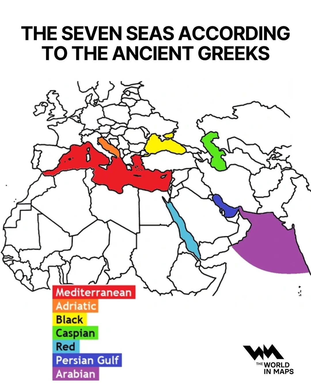 In ancient times, the Greeks spoke of the “Seven Seas,” referring not to the world’s oceans as w