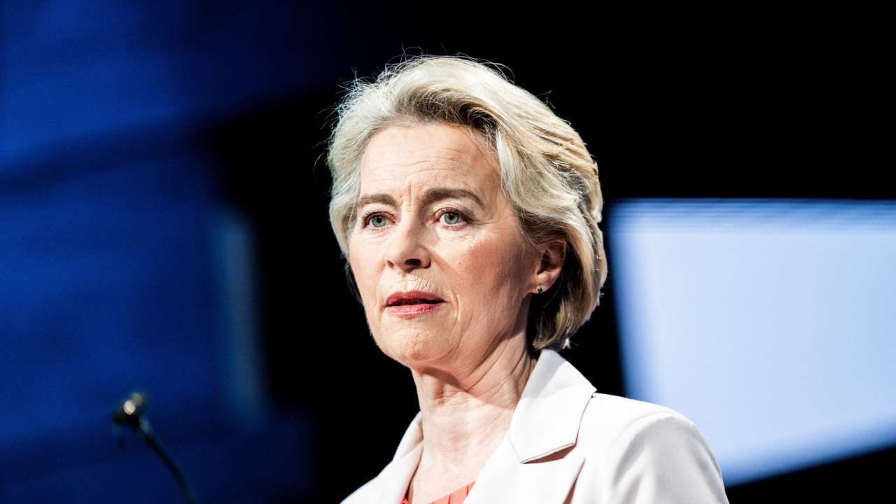 European Commission President Ursula von der Leyen during the Copenhagen Democracy Summit