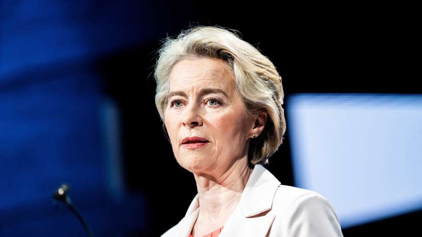 European Commission President Ursula von der Leyen during the Copenhagen Democracy Summit