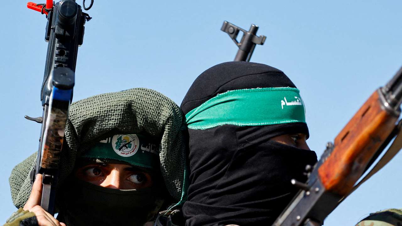 FILE PHOTO: Hamas armed wing holds military parade in Gaza