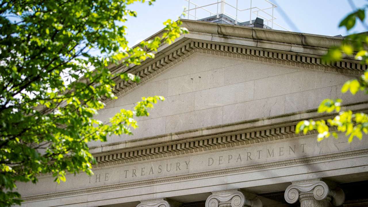 FILE PHOTO: FILE PHOTO: The Treasury Department is pictured in Washington
