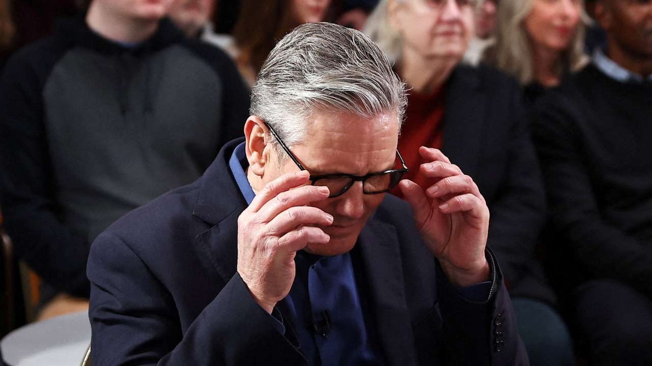 Prime Minister Keir Starmer Makes a Speech In East Sussex