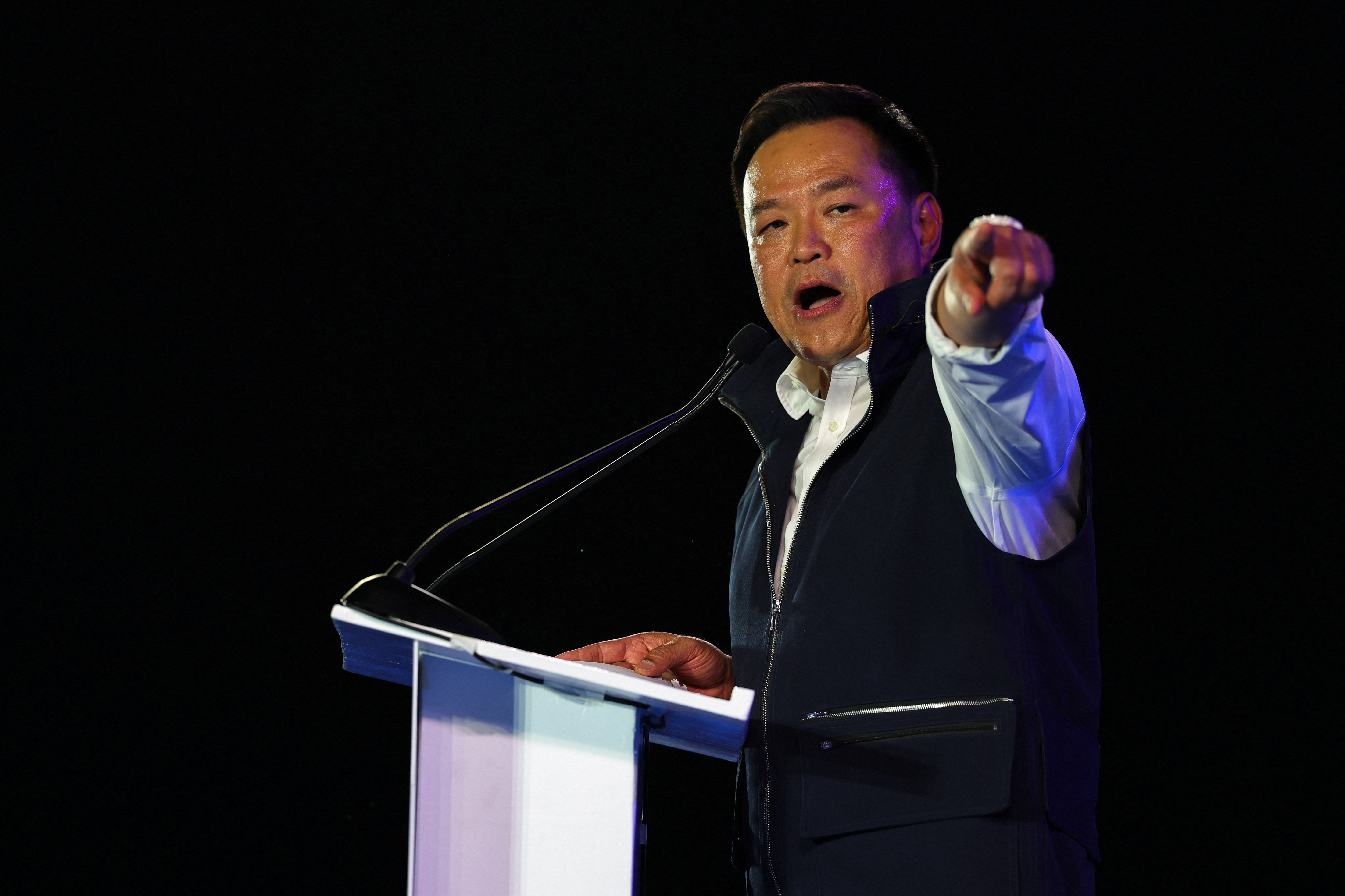 Thailand's Bhumjaithai party campaign ahead of Thailand's general election in Bangkok