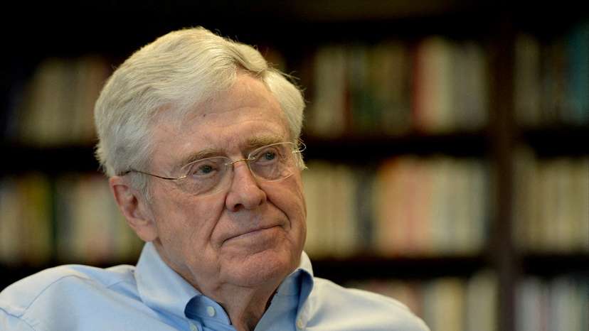 FILE PHOTO: Charles Koch portrait