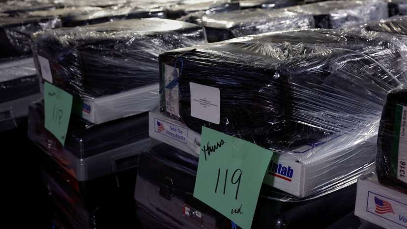 FILE PHOTO: Allegheny County Elections Warehouse in Pittsburgh