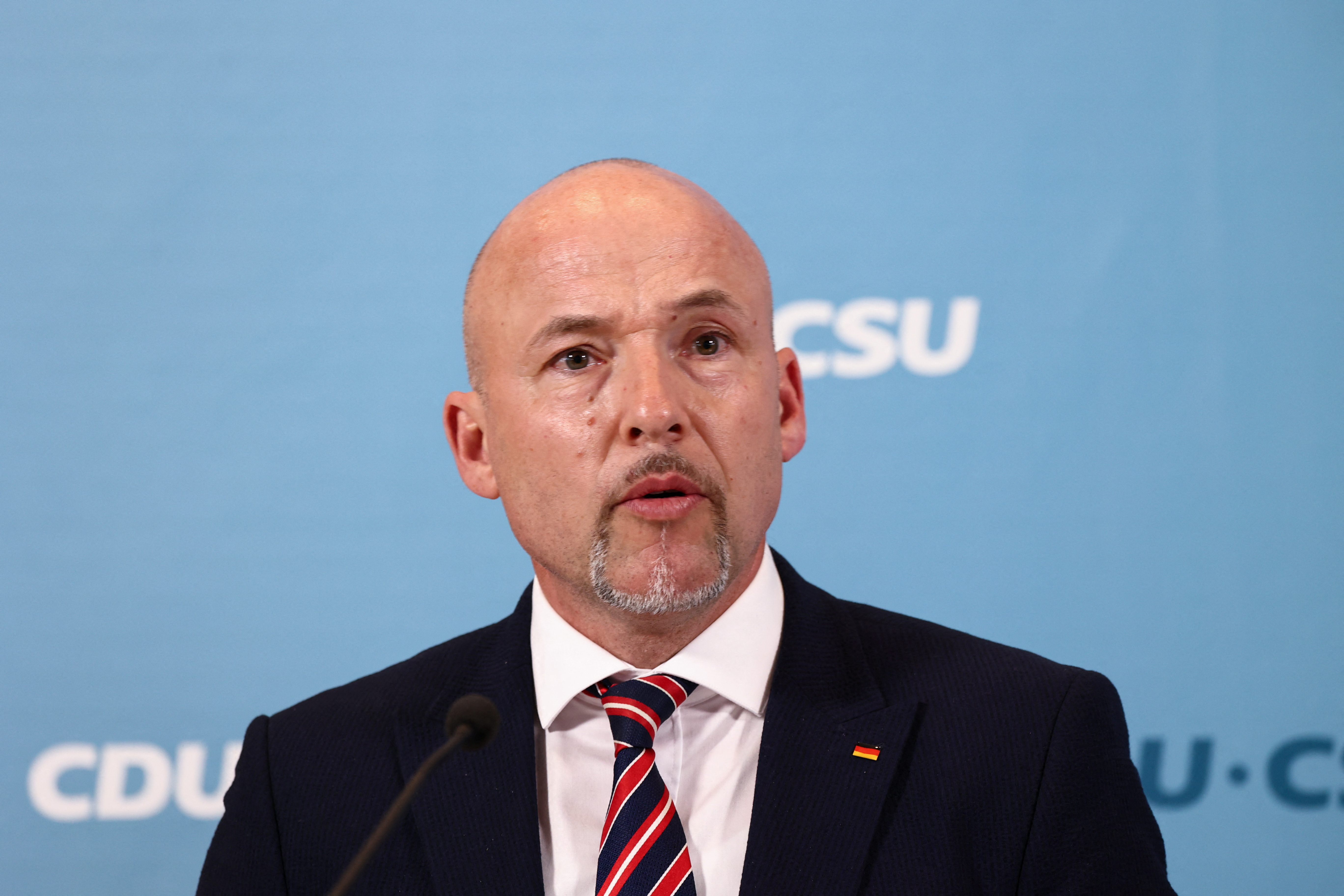 CDU and CSU parliamentary Bundestag fraction meeting