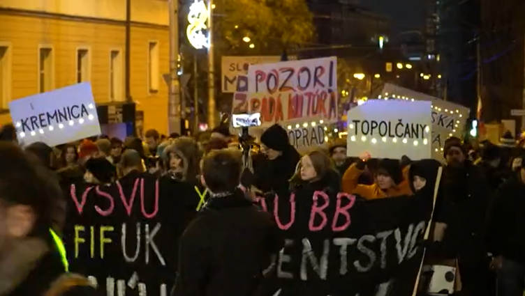 Slovakia protests against LGBTQ+