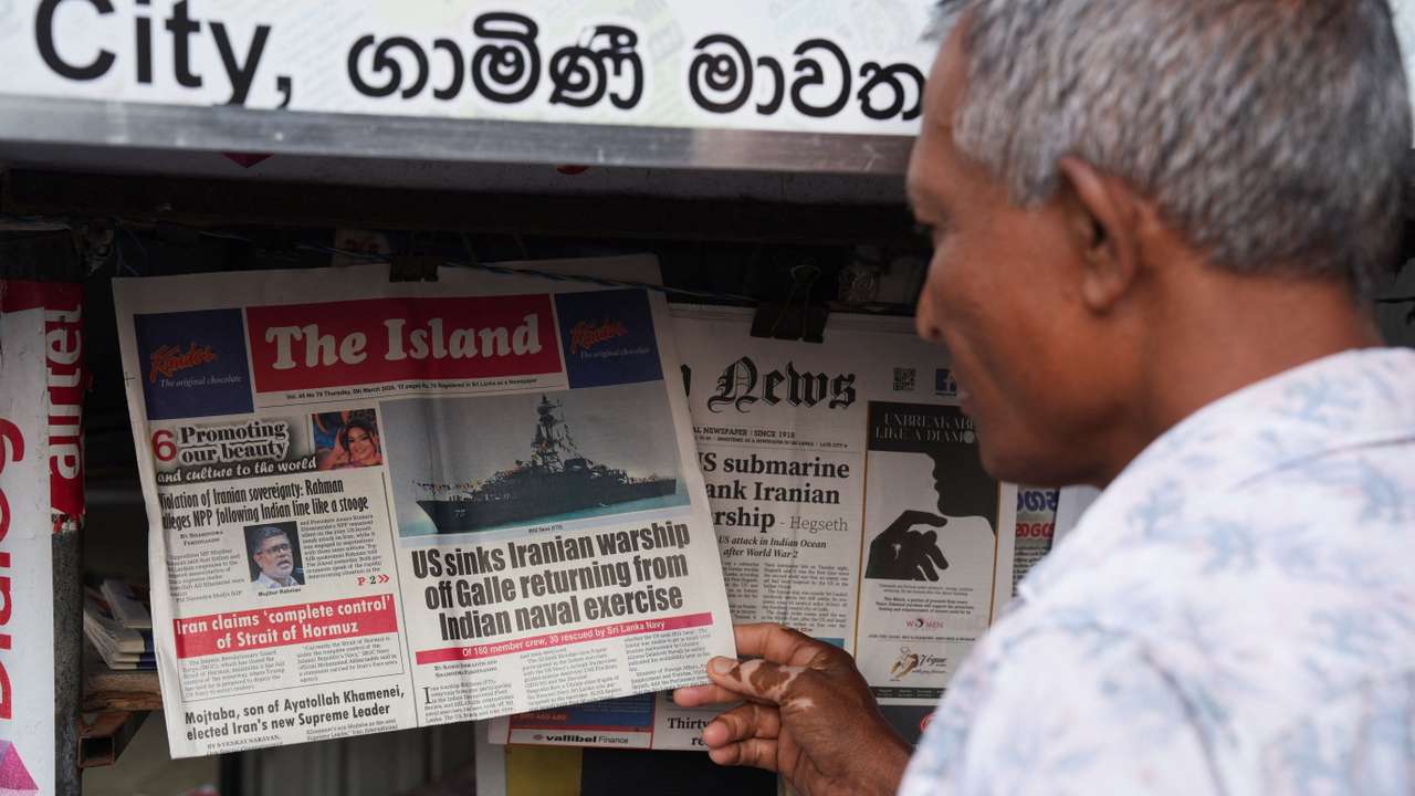 People missing after submarine attack on Iranian military ship, IRIS Dena, off the coast Sri Lanka