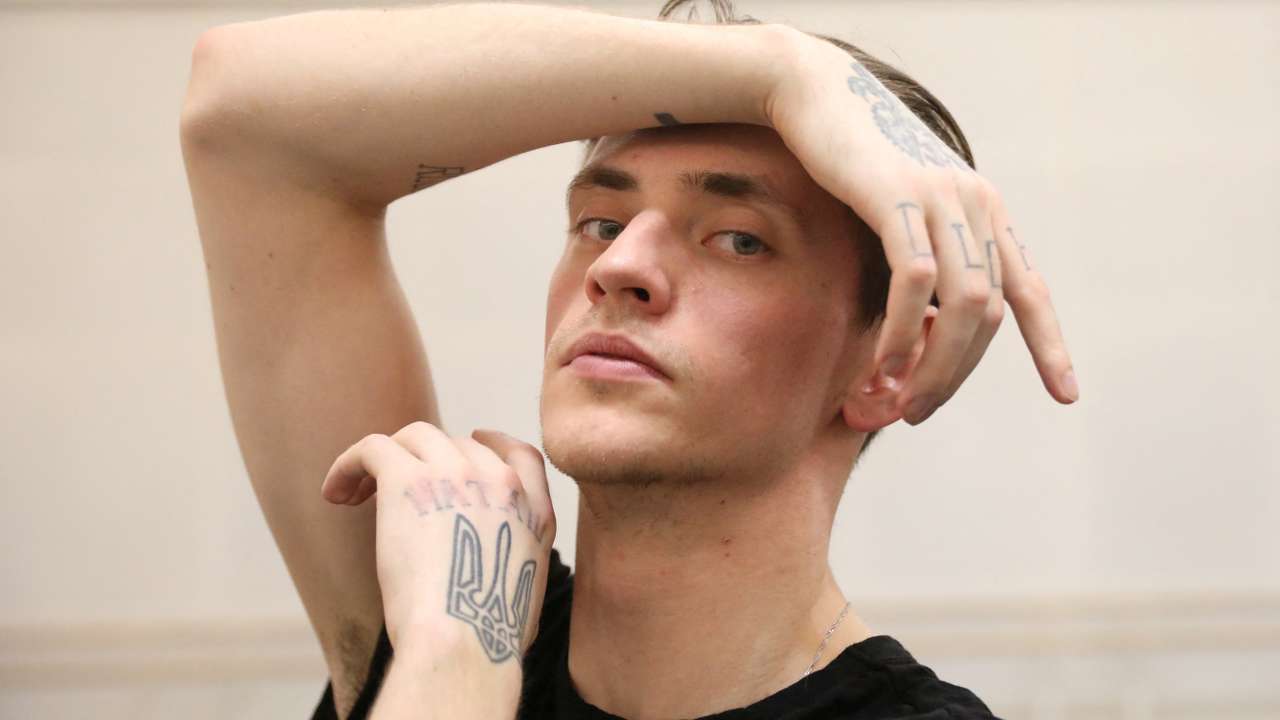 FILE PHOTO: Ballet dancer Sergei Polunin poses for a portrait as he rehearses at the Royal Opera House for the Project Polunin show in London