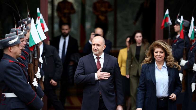 FILE PHOTO: Bulgarian President Radev officially steps down in Sofia