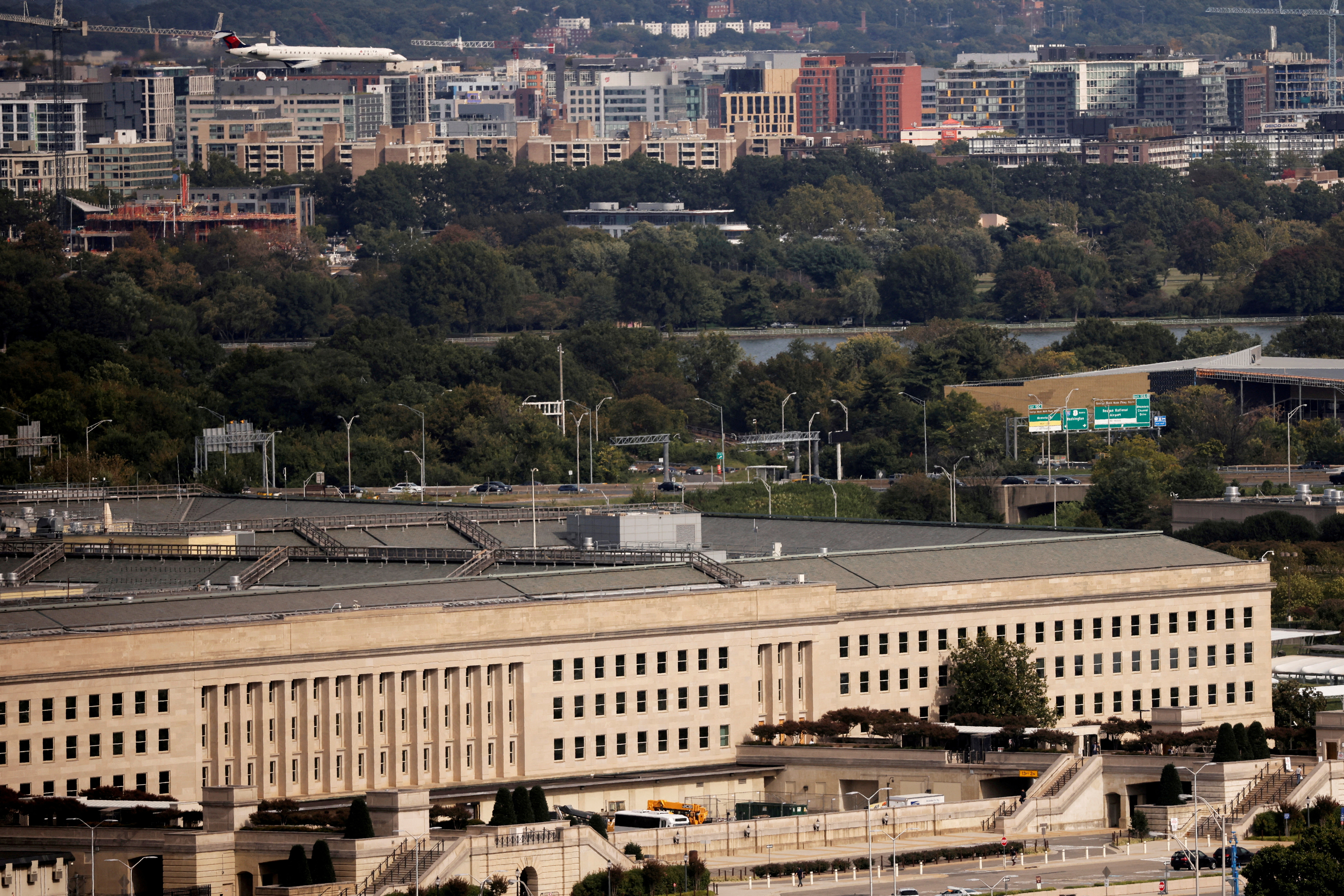 FILE PHOTO: The Pentagon building is seen in Arlington, Virginia, U.S.