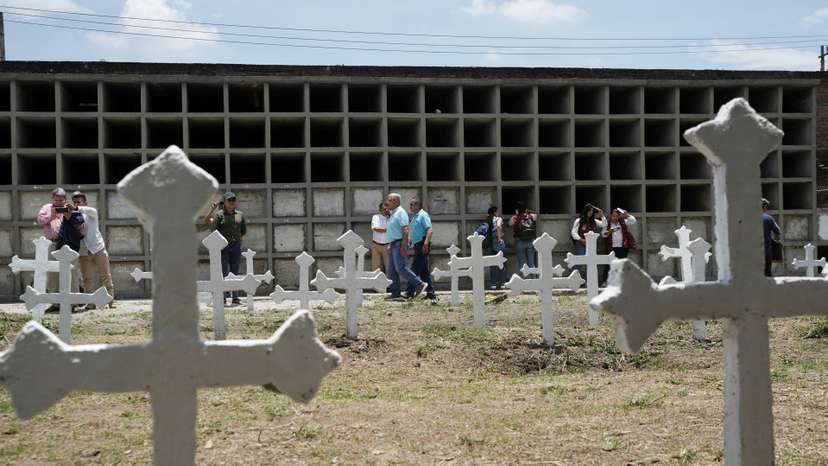Former Colombian rebels and soldiers work together to exhume remains and give families closure