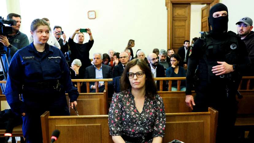 FILE PHOTO: Italian teacher back in Hungarian court accused of assault on far-right activists