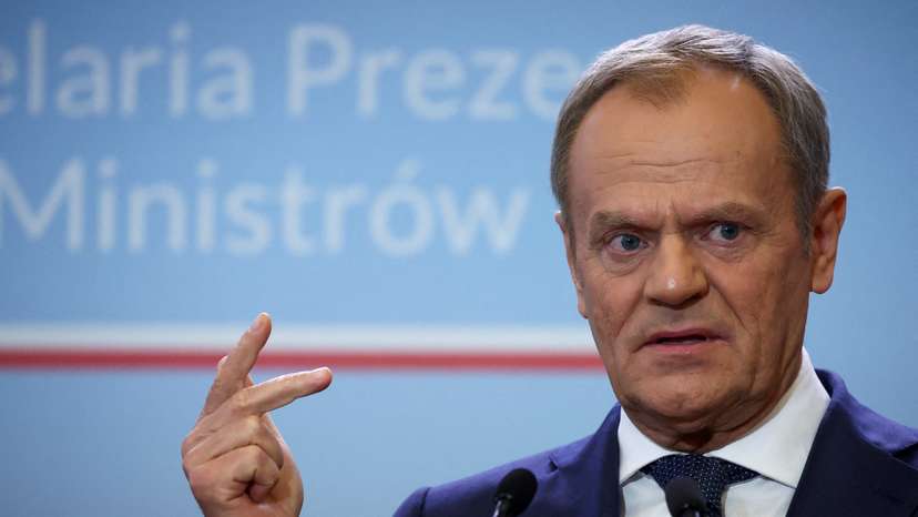 FILE PHOTO: Danish Prime Minister Frederiksen meets with Polish Prime Minister Tusk in Warsaw