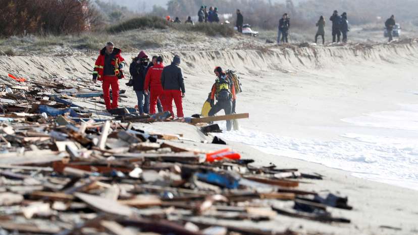 FILE PHOTO: FILE PHOTO: Aftermath of deadly migrant shipwreck in Steccato di Cutro near Crotone