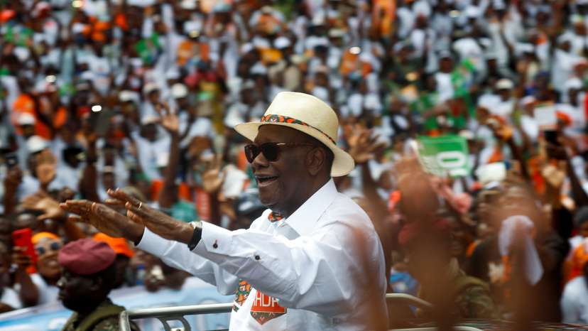 Ivory Coast ruling party holds congress, in Anyama