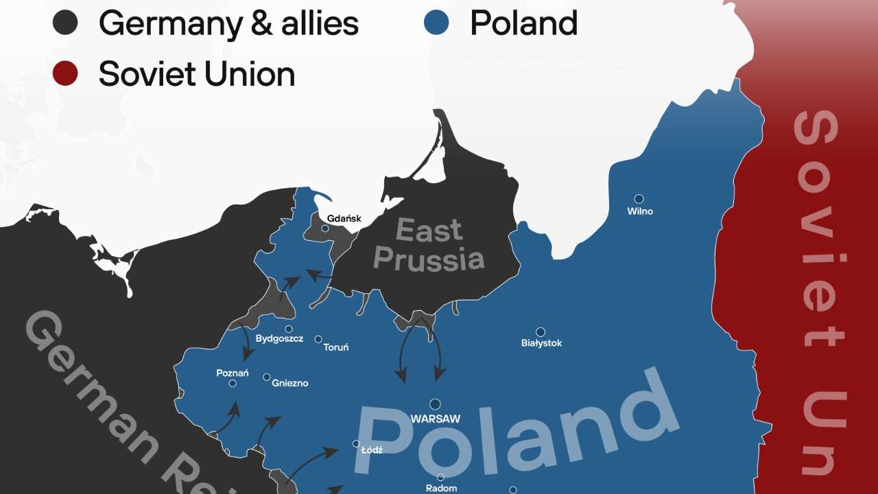 Germany’s invasion of Poland on September 1, 1939, began World War II in Europe